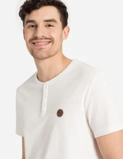 New T-Shirt - Henley-Ausschnitt Herren T-shirts