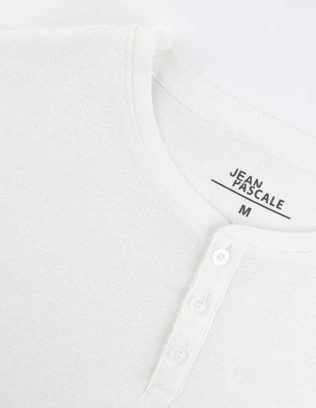New T-Shirt - Henley-Ausschnitt Herren T-shirts