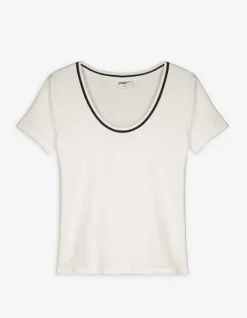 Best T-Shirt - Kontraststreifen - Damen T-shirts
