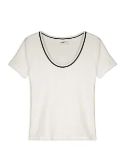 Best T-Shirt - Kontraststreifen - Damen T-shirts
