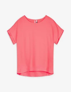 Sale T-Shirt - LENZING™ ECOVERO™ Damen Damenmode Unter 10 Euro|Blusen