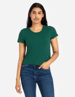 Sale T-Shirt - Muschelsaum - Damen T-shirts