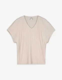 Clearance T-Shirt - Plisseefalten - Damen T-shirts