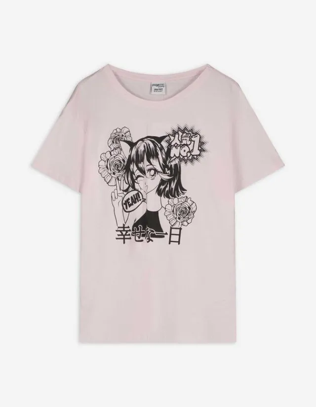 Fashion T-Shirt - Print - Kinder Mädchenkleidung