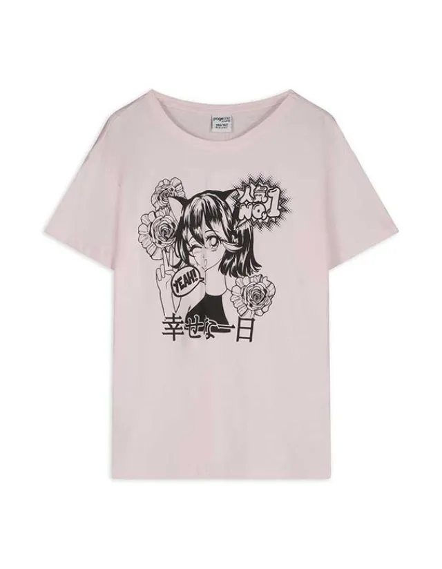 Fashion T-Shirt - Print - Kinder Mädchenkleidung