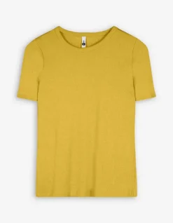 Hot T-Shirt - Rippenstruktur - Damen T-shirts