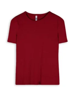 Fashion T-Shirt - Rippenstruktur - Damen T-shirts