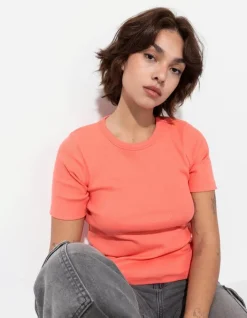 Best T-Shirt - Rippenstruktur - Damen T-shirts