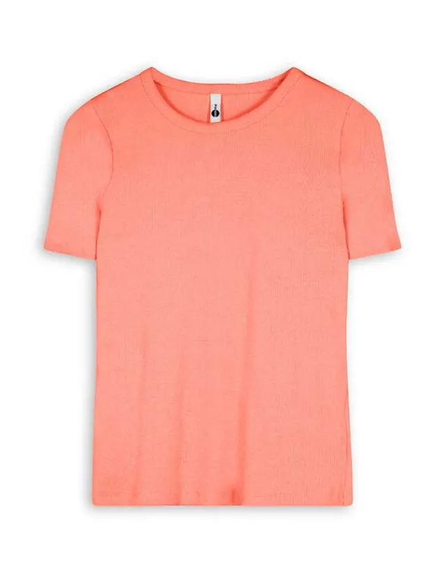 Best T-Shirt - Rippenstruktur - Damen T-shirts