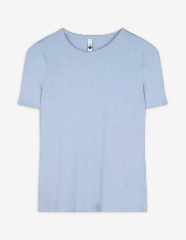 Sale T-Shirt - Rippenstruktur - Damen T-shirts
