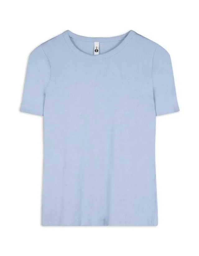 Sale T-Shirt - Rippenstruktur - Damen T-shirts