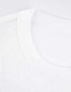 Best T-Shirt - Rippenstruktur - Damen Nachtwäsche