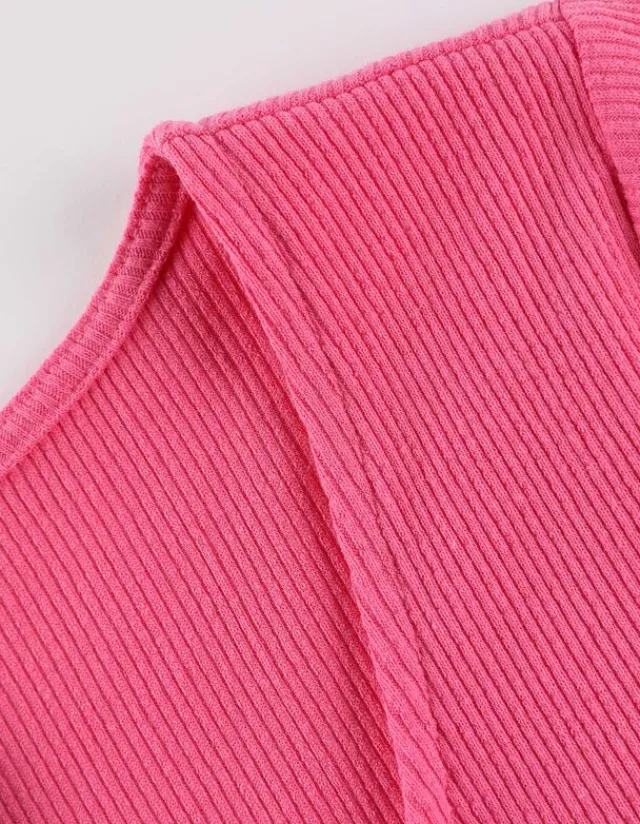Hot T-Shirt - Schlüsselloch-Ausschnitt Damen T-shirts