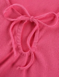 Hot T-Shirt - Schlüsselloch-Ausschnitt Damen T-shirts