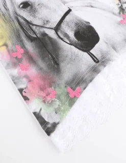 Discount T-Shirt - Spitzenbesatz Kinder Mädchenkleidung