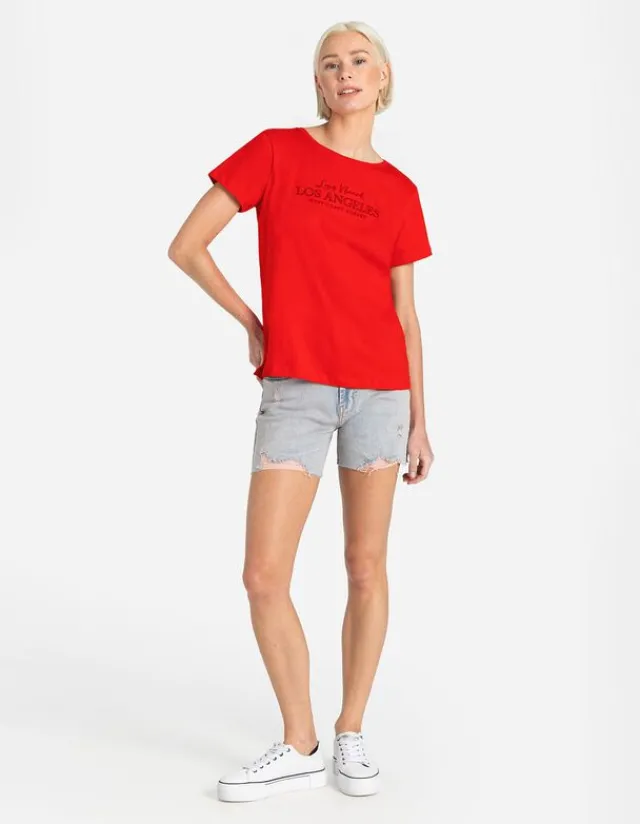 New T-Shirt - Stickereien Damen T-shirts