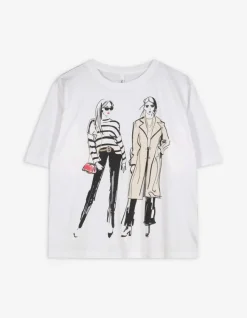 Fashion T-Shirt - Stickereien - Damen T-shirts