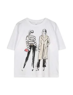 Fashion T-Shirt - Stickereien - Damen T-shirts