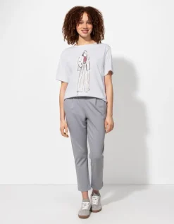 Outlet T-Shirt - Stickereien - Damen T-shirts