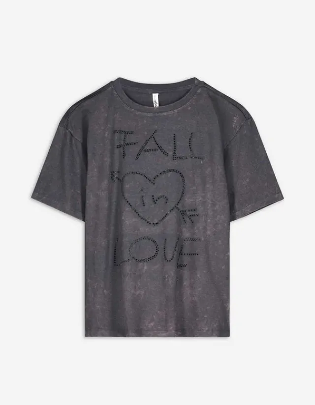 Discount T-Shirt - Used-Look Damen T-shirts