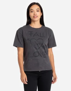 Discount T-Shirt - Used-Look Damen T-shirts