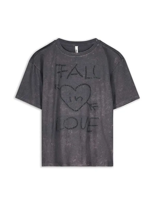 Discount T-Shirt - Used-Look Damen T-shirts