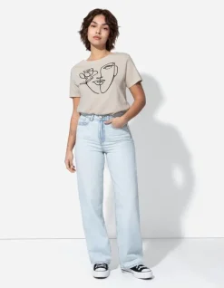 Hot T-Shirt - Zierperlen - Damen T-shirts