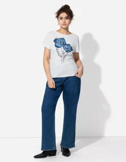 Clearance T-Shirt - Zierperlen - Damen T-shirts